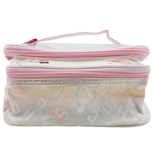 Nécessaire Letras C/Alça 15x23cm em Poliéster Rubys