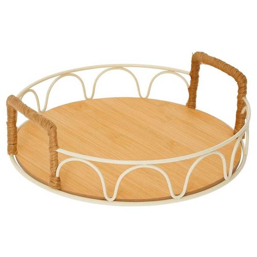 Bandeja Decorativa 29,5x29,5cm em MDF Dcarte