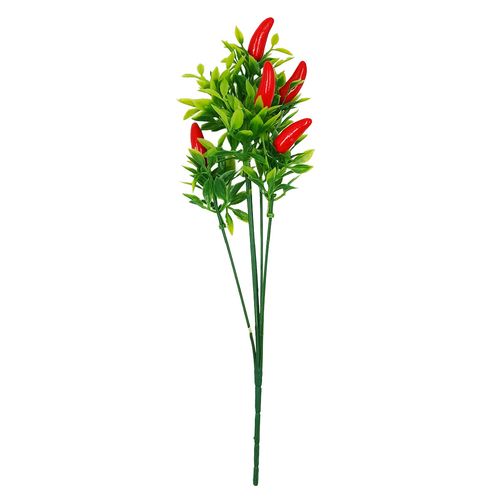 Buquê Pimenta Artificial 33cm em Plástico Bella