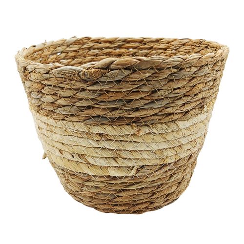 Cesto Organizado Multiuso 22x17cm em Palha Top Util