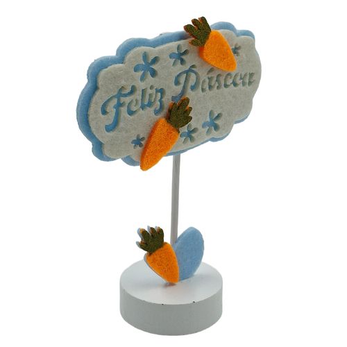 Porta Recados Feliz Páscoa 10,5x7cm em MDF Multiart