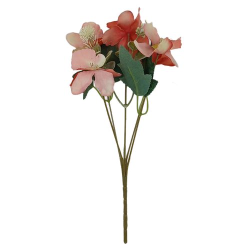 Buquê Mini Orquídea Artificial 30cm em Plástico Bella Garden