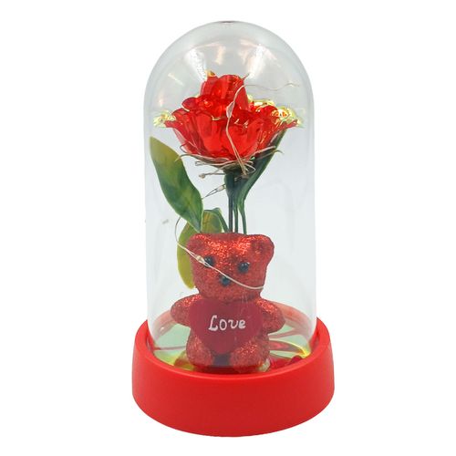 Luminária Cúpula Love 15cm em Plástico Interponte