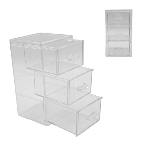 Organizador Multiuso 8x7,6cm em Plástico Interponte
