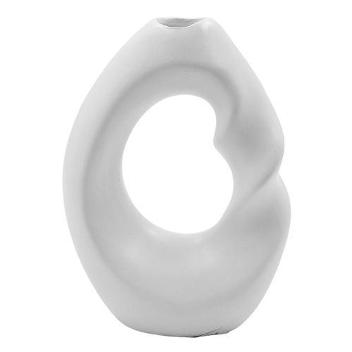 Vaso Decorativo 12,5x5,5cm em Porcelana Interponte