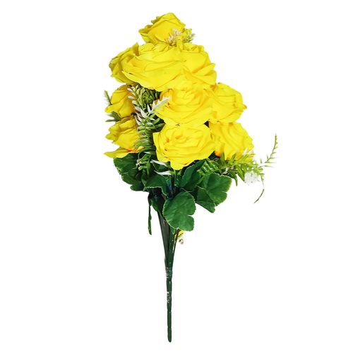Buquê de Rosas Artificial 63cm em Plástico Bella Garden