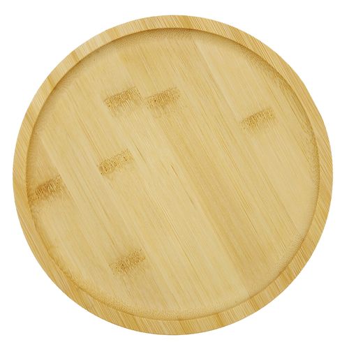 Bandeja Redonda 19cm Em Bambu Top Útil