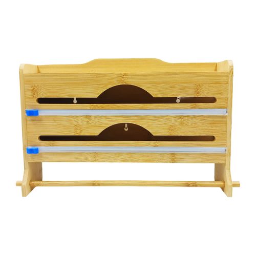 Suporte Organizador de Cozinha 35x22cm em Bambu Imporiente