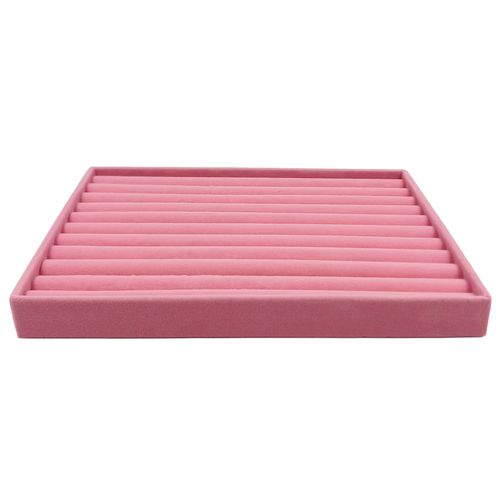 Porta Joias C/ Divisórias 24x18x2,5cm em Flanela FWB