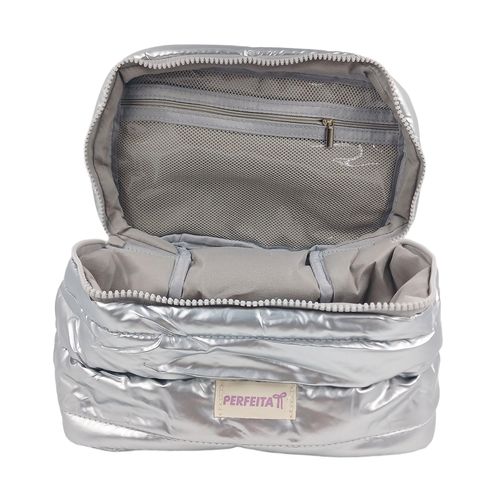 Nécessaire Feminina Puffer 23x16cm em Poliester Qualis