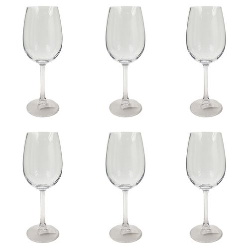 Jogo de Taças Premium 6 Peças 450ml em Vidro Wellmix