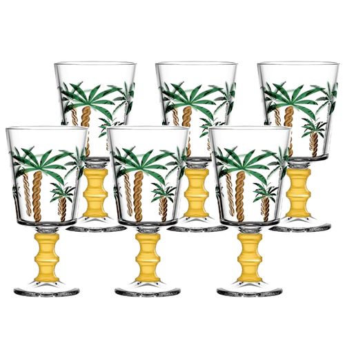 Jogo de Taças Trancoso 6 Peças 320ml em Vidro Hauskraft