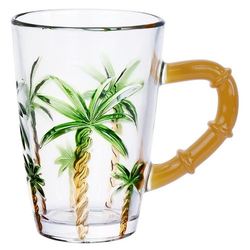 Jogo de Caneca Trancoso 4 Peças 210ml em Vidro Hauskraft