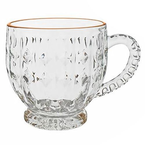 Jogo de Xicaras Novara 4 Peças 200ml em Vidro Hauskraft