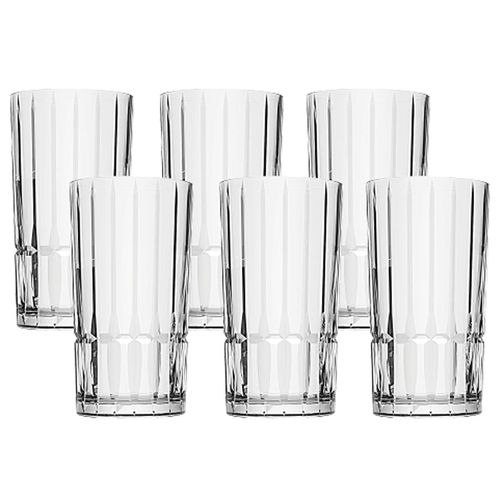 Jogo de Copo Cristalle 6 Peças 385ml em Vidro Hauskraft