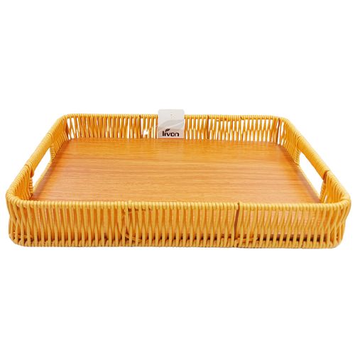 Bandeja Tramada 26x16cm em Plástico Livon