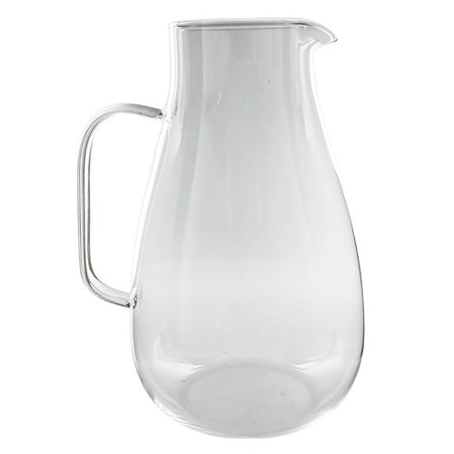 Jarra C/ Tampa Inox 1,4L em Vidro Ruvolo