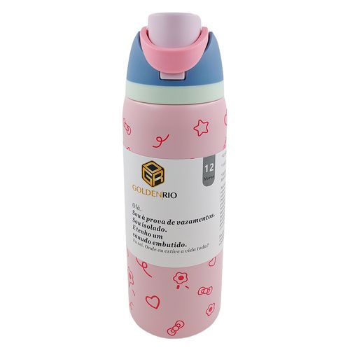Garrafa Isotérmica 1000ml em Aço Inox Golden Rio