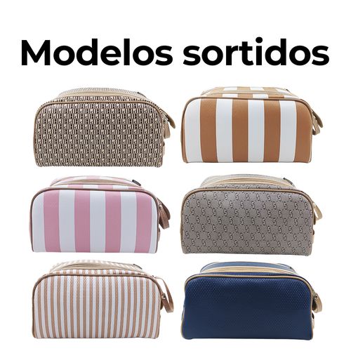 Nécessaire Feminina 25x13cm em PVC Cingel