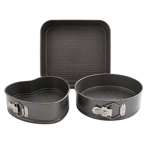 Jogo de Formas Antiaderente 3 Peças em Metal Wellmix