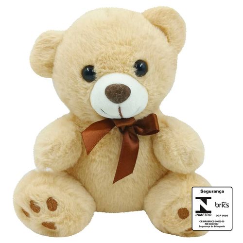 Urso de Pelúcia 15cm em Poliéster Fizzy