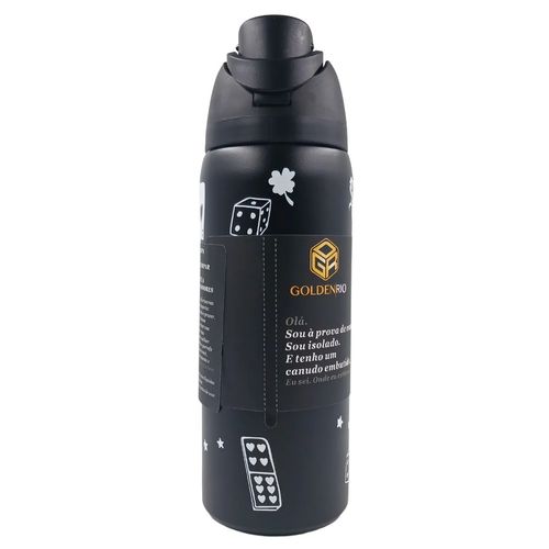 Garrafa Isotérmica 800ml em Aço Inox Golden Rio
