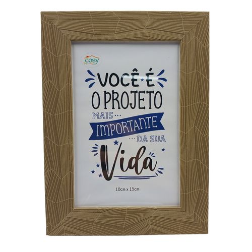 Porta Retrato 10x15cm Plástico Fu Xing