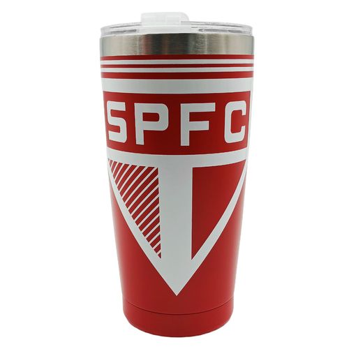 Copo Térmico C/ Tampa São Paulo 550ml em Aço Inox Allmix