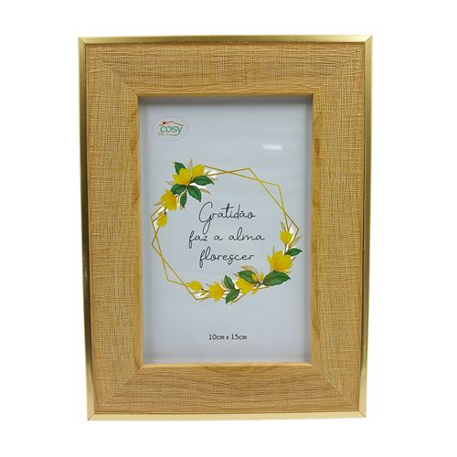 Porta Retrato 10x15cm Plástico Fu Xing