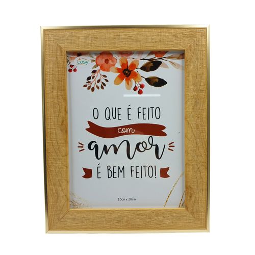 Porta Retrato 20x15cm Plástico Fu Xing