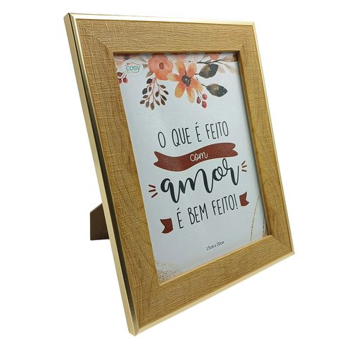 Porta Retrato 20x15cm Plástico Fu Xing