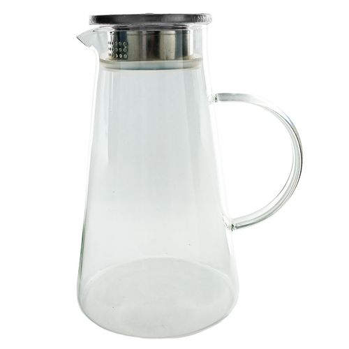 Jarra C/ Tampa 1,8L em Vidro Fu Xing