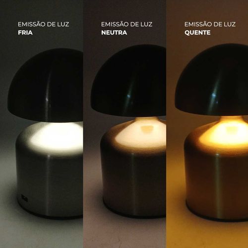 Luminária Led 16x9cm em Metal Fu Xing
