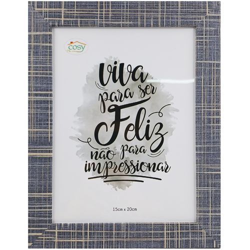 Porta Retrato Decorativo 15x20cm Plástico Fu Xing