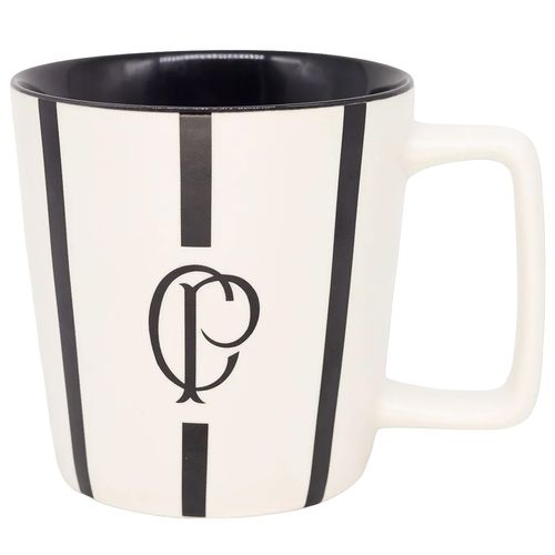 Caneca Corinthians 400ml em Ceramica Zona Criativa