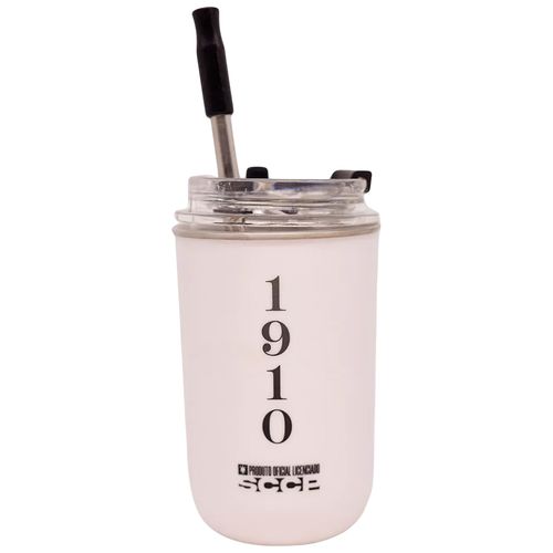 Copo C/ Tampa Corinthians 1910 500ml em Aço Inox Zona Criativa