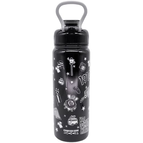 Garrafa Térmica Corinthians 650ml em Aço Inox Zona Criativa
