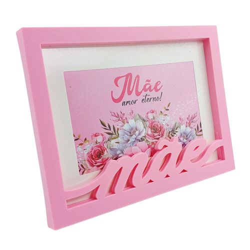 Porta Retrato Mãe Decorativo 10x15cm em Plástico Interponte
