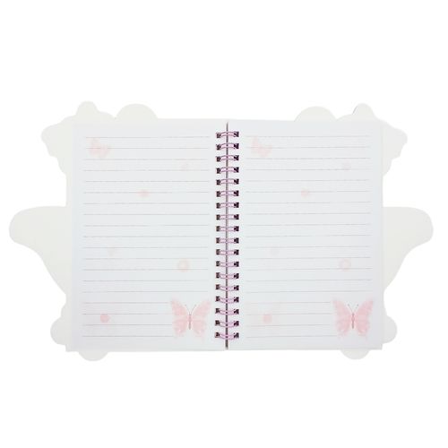 Caderno Borboleta 12x17cm 58 Folhas em Papel Dcarte