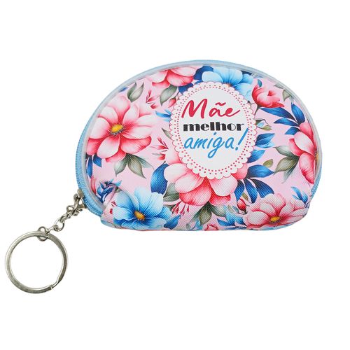 Porta Níquel Mãe Floral 11,5x7cm em PVC Interponte