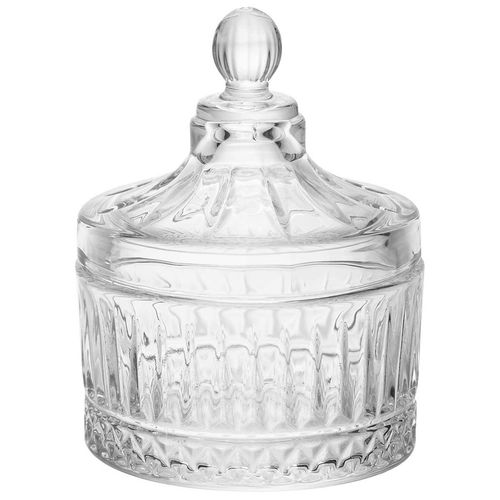 Potiche Diamond Decorativo 6,8x9cm em Vidro Lyor