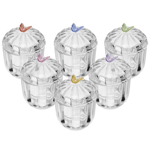 Meleira C/Pegador Butterfly 8x9,5cm em Cristal Lyor