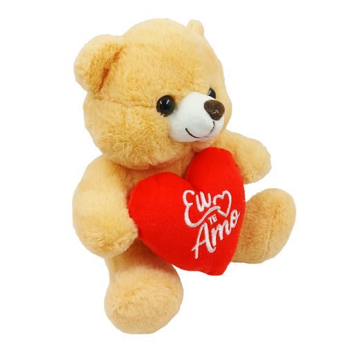 Urso de Pelúcia Eu Te Amo 25cm Fizzy