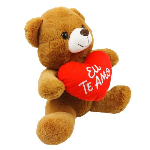 Urso de Pelúcia Eu Te Amo 30cm Fizzy