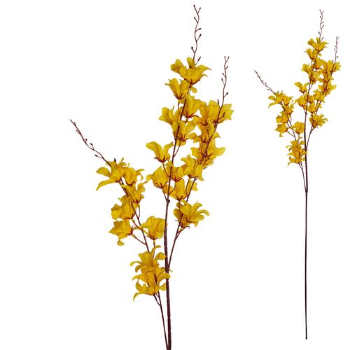 Haste Lírio Outonal Artificial 102cm em Plástico Bella Garden