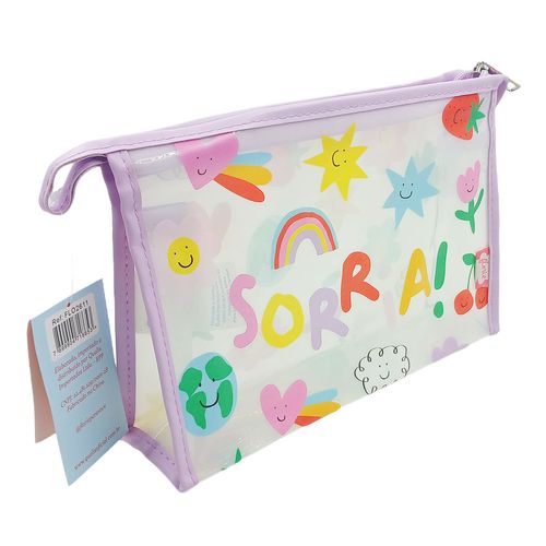 Nécessaire Divertida 24x16cm em Plastico Qualis