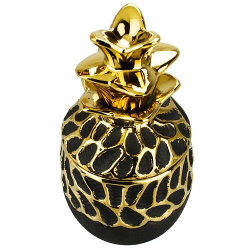 Abacaxi Decorativo 21x10cm em Cerâmica Taimes