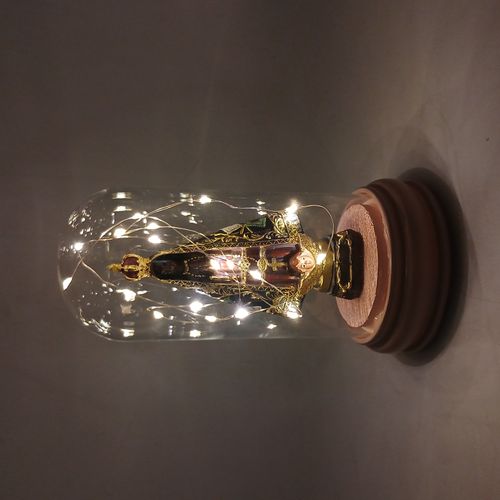 Cúpula Nossa Senhora Aparecida 24cm em Vidro Taimes