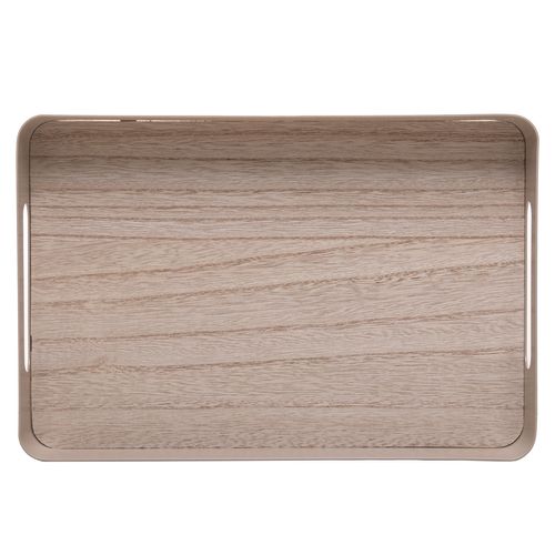 Bandeja Retangular Decorativa 30x20cm em Metal Lyor