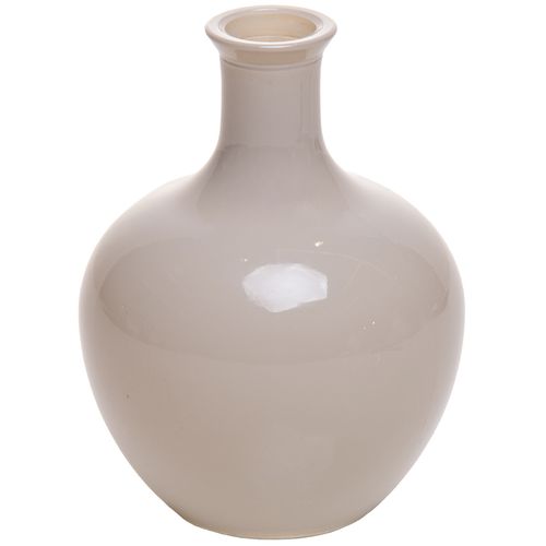 Vaso Decorativo Ivory 11x7cm em Vidro Lyor